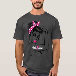 Camiseta Acreditem no apoio à conscientização do guerreiro