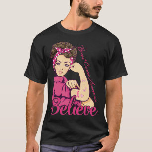 Camiseta Acreditem no apoio à conscientização do guerreiro