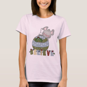 Camiseta Acreditem no Ornamento do Mouse Bom Natal