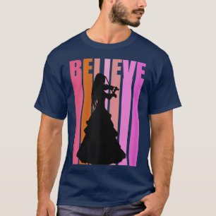 Camiseta Acreditem no Violino Violinista PLayer Retro Music