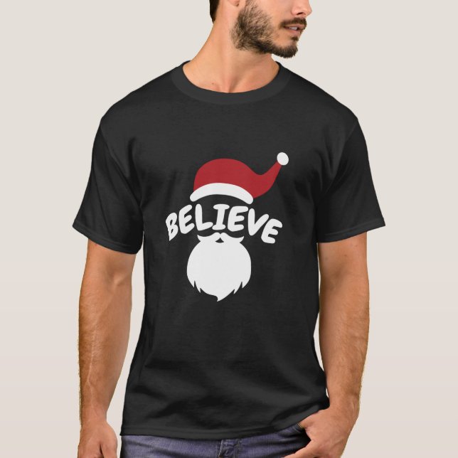 Camiseta Acreditem Papais noeis de bom Natal (Frente)