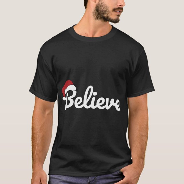 Camiseta Acreditem Papais noeis de bom Natal (Frente)