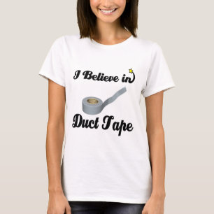 Camiseta acredito em fita adesiva