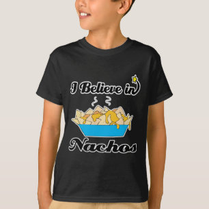 Camiseta acredito em nachos