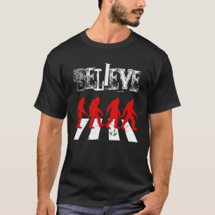 Camiseta Acredito em SASQUATCH Yeti e Big Foot