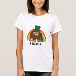 Camiseta Acredito! Leprechaun Bigfoot