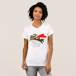 Camiseta Acredito na integridade. Os cães têm...