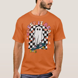 Camiseta Acredito no Real Vintage Ghost Halloween, Retro Fa