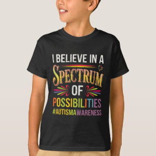 Camiseta Acredito Num Espectro De Possibilidades Autismo Aw