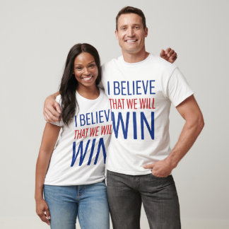 Camiseta Acredito Que Ganharemos!
