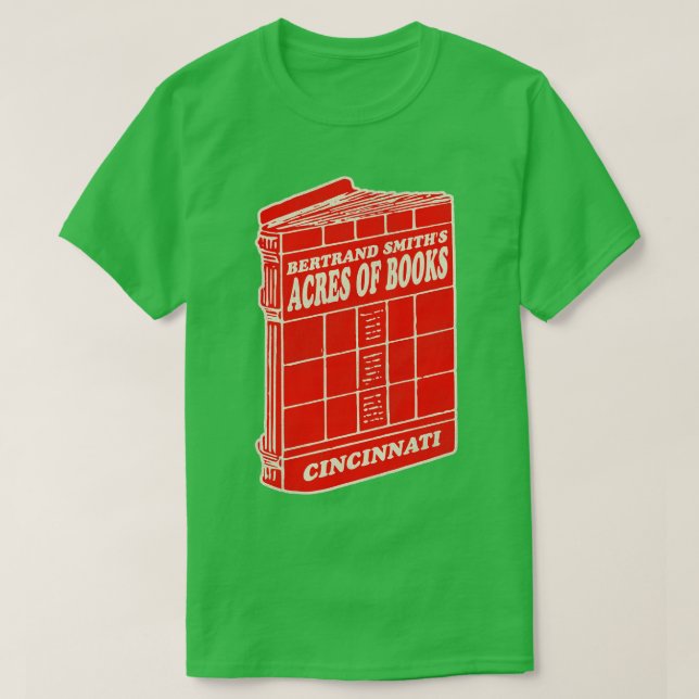 Camiseta Acres de Livros Cincinnati - Forragens Desertadas (Frente do Design)