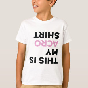 Camiseta Acro Yoga Divertido Retro Ginástica Isto É o Meu A