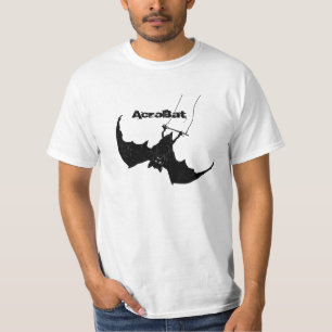Camiseta Acrobata, um bastão em um trapézio