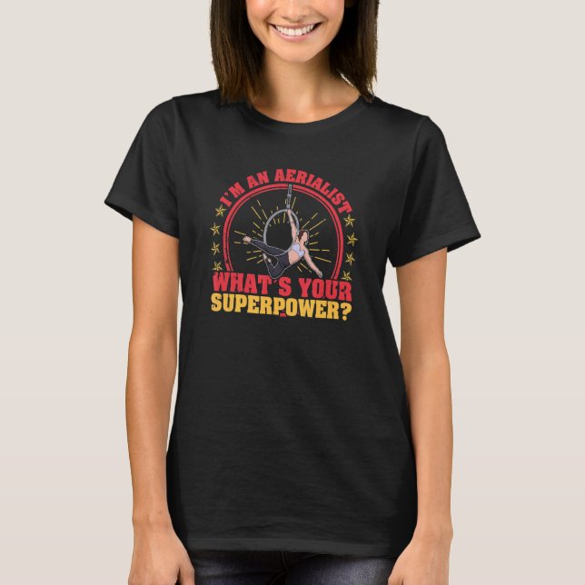 Camiseta acrobatas acrobáticas acrobatas anéis ginástica ac (Frente)