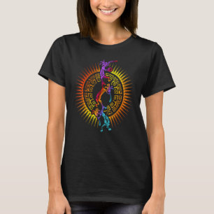 Camiseta Acrobatas Musical Kokopelli - Mandala Sun 1 - Vent