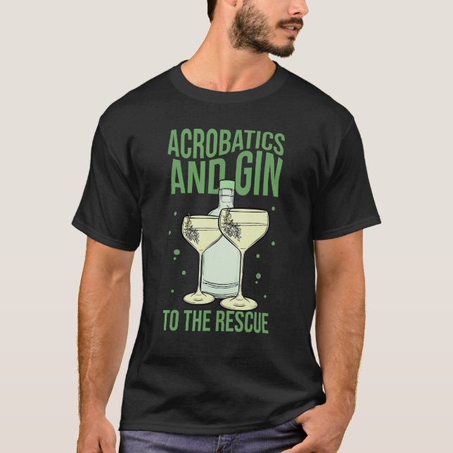 Camiseta Acrobática E Gim Para A Gymnastica De Emergência A (Frente)