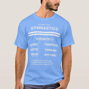 Camiseta ACROBÁTICO Escolha sua ginástica