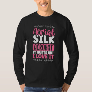 Camiseta Acrobáticos de Seda Acrobáticos Aéreos de Seda