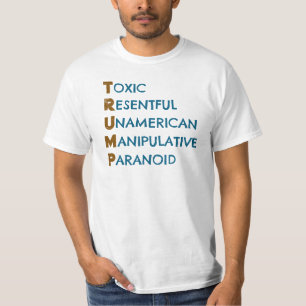 Camiseta Acrônimo Antitrump Personalizável