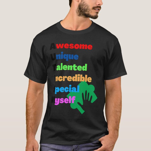 Camiseta Acrônimo do Autismo (Frente)