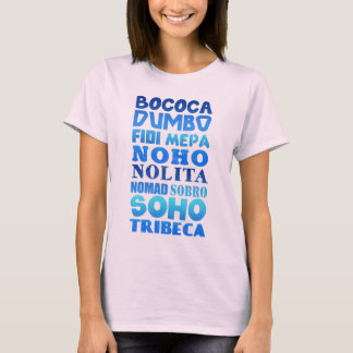 Camiseta Acrônimos de Nova Iorque