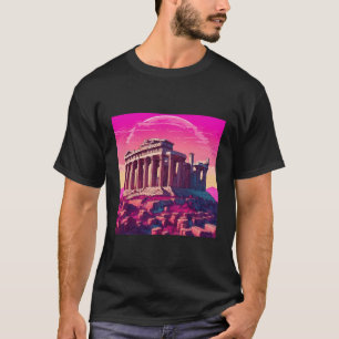 Camiseta Acrópole Grécia Atenas mitologia Ruína Moderna Gre