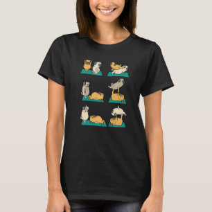 Camiseta Acroyoga com Pet Pug