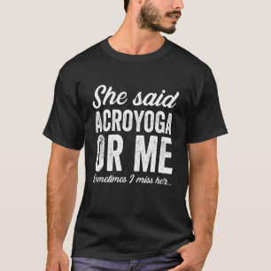 Camiseta Acroyoga Yoga Artes Circenses Cheerleading Dança A
