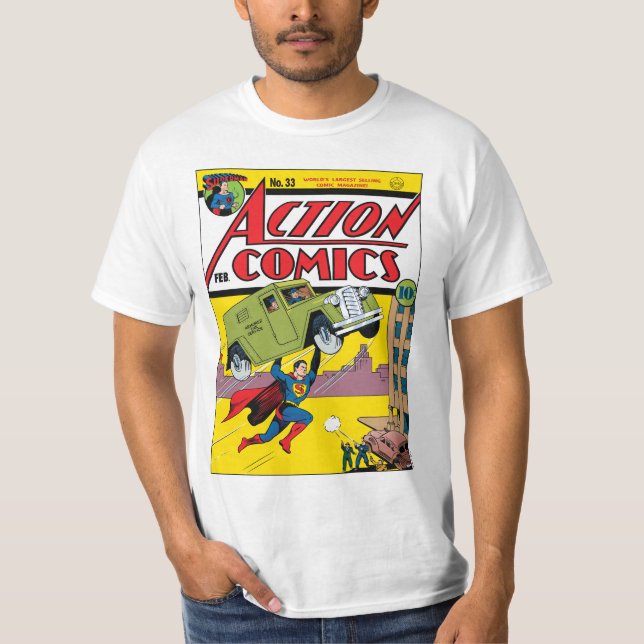 Camiseta Action Comics #33 (Frente)