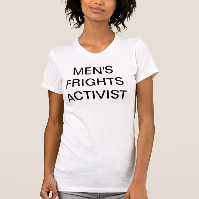 Camiseta Activista dos sustos dos homens (Frente)