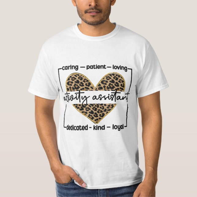 Camiseta Activity Assistant Appreciation Activities Assista (Frente)
