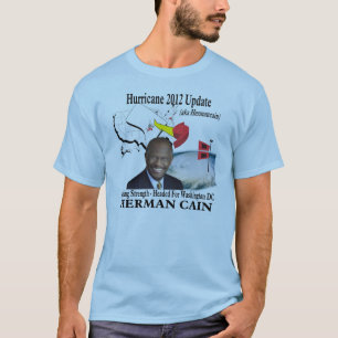Camiseta Actualização 2012 do furacão de Herman Cain (ak