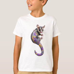 Camiseta Açúcar Colorido Artístico Glider Crianças
