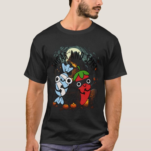 Camiseta Açúcar e espiões Arrepio (Frente)