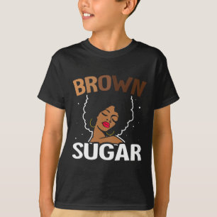 Camiseta Açúcar Mascavo Melanina Pele Marrom Lábios Históri