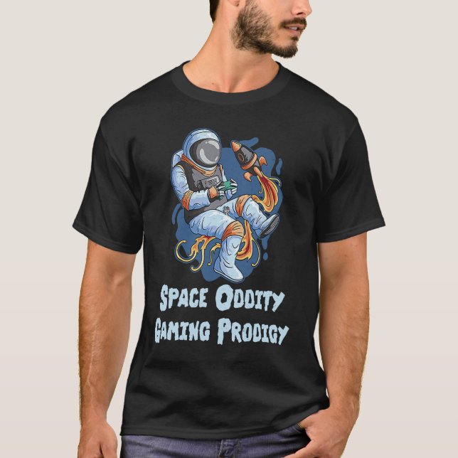 Camiseta Acum de Jogos de Odity Espacial Prodigno (Frente)