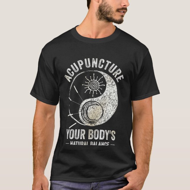 Camiseta Acupuncture Body s Natural Balance Acupuncturist N (Frente)