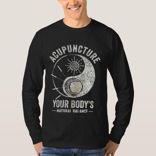 Camiseta Acupuncture Body s Natural Balance Acupuncturist N (Frente)