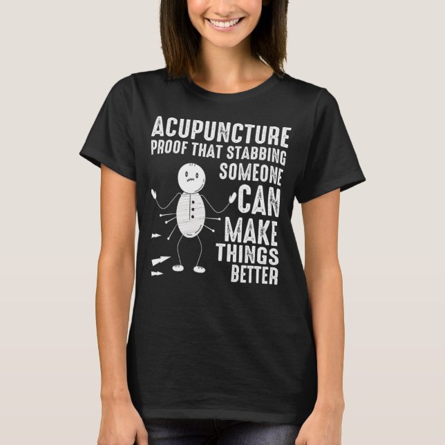 Camiseta Acupuntura Agulhas Especialistas Chineses Acupun (Frente)