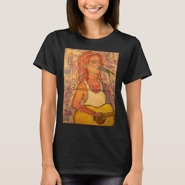Camiseta Acústica da Comunidade de Meninas (Frente)
