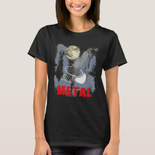 Camiseta Acústica Duro de Violão Rock Metal