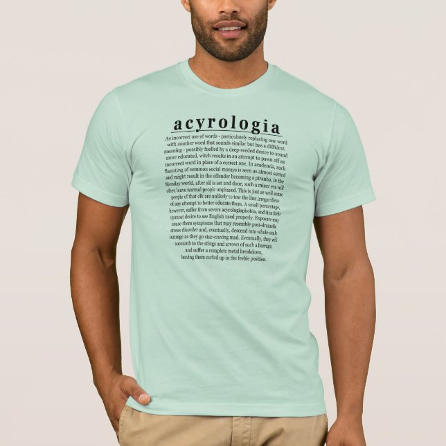 Camiseta acyrologia (Frente)