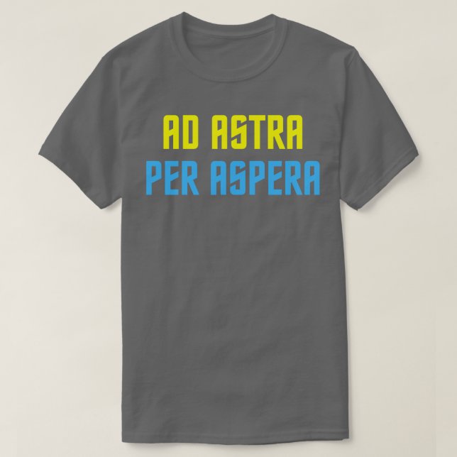 Camiseta Ad Astra Per Aspera (Frente do Design)