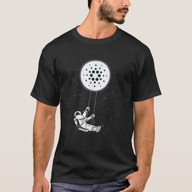 Camiseta Ada Coin Token Cardano: Moeda Criptográfica Segue  (Frente)
