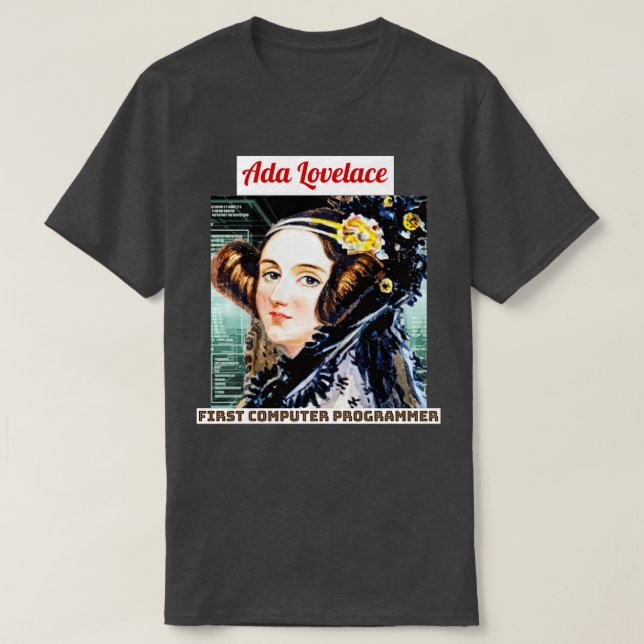 Camiseta Ada Lovelace 1 (Frente do Design)