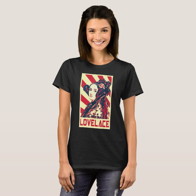 Camiseta Ada Lovelace British Flag Propaganda Zazzle Brasil