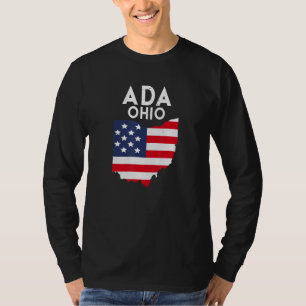 Camiseta Ada Ohio EUA State America Viagem Ohioan