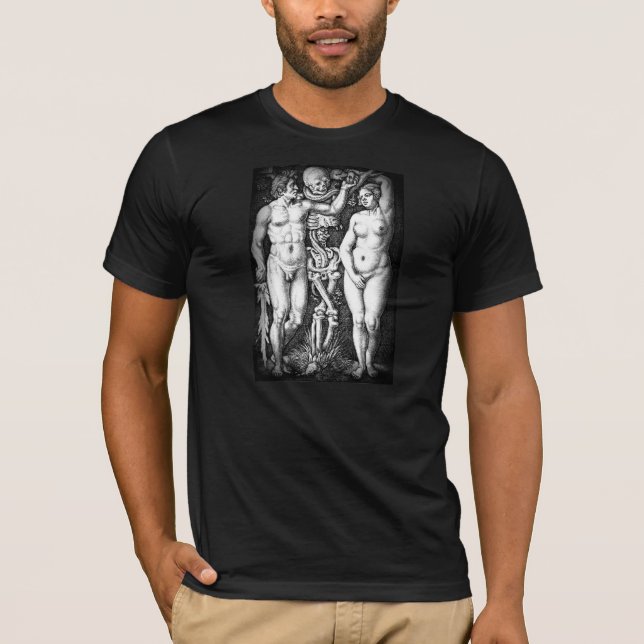 Camiseta Adam e t-shirt do pecado da véspera primeiro (Frente)