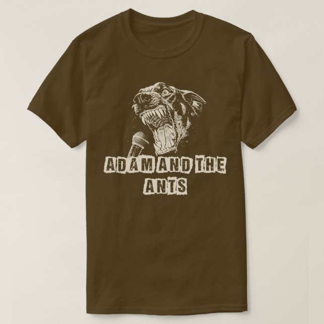 Camiseta adam e todo o gritar (Frente do Design)