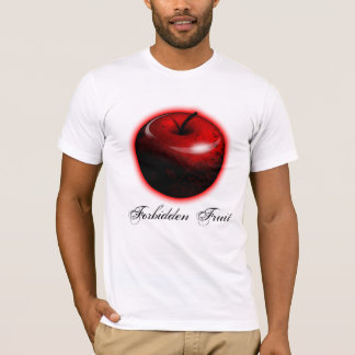 Camiseta Adam e véspera Apple - a fruta proibida